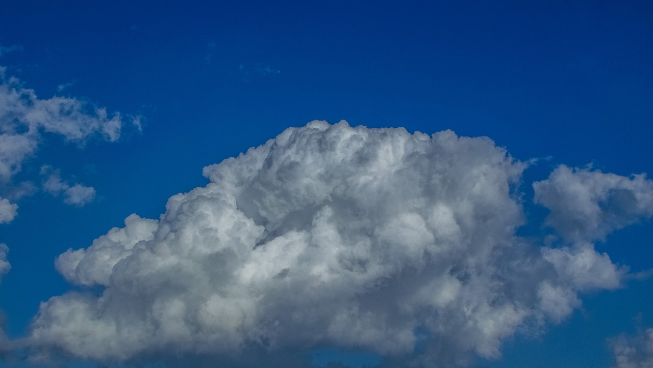 Debesys, Cumulus, Dangus, Oras, Mėlynas, Balta, Gamta, Šviesus, Atmosfera, Mėlynos Dangaus Debesys