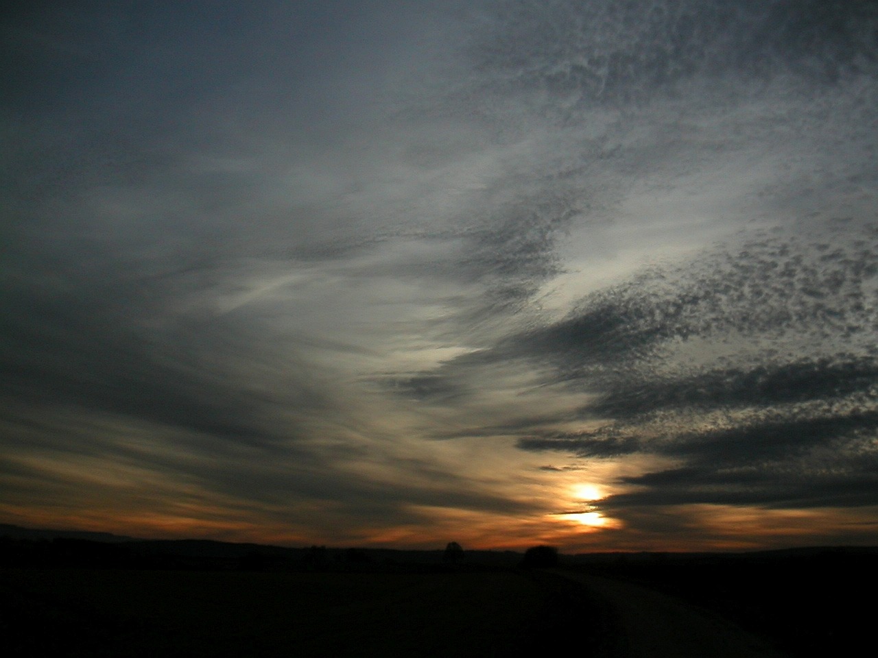 Debesys, Abendstimmung, Saulėlydis, Dangus, Vakarinis Dangus, Afterglow, Gamta, Dusk, Vakaro Saulė, Oras