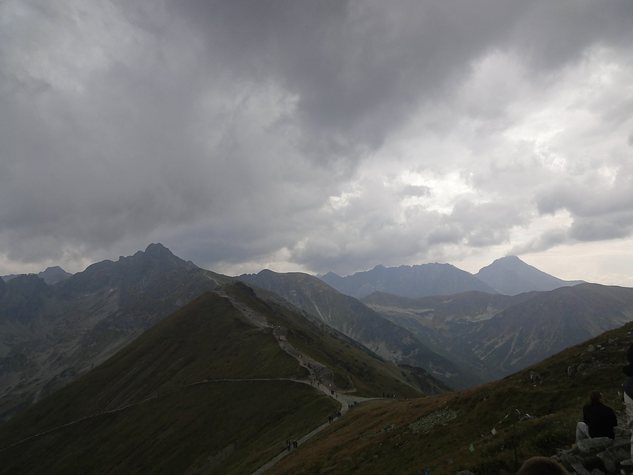 Debesys, Kalnai, Tatry, Kraštovaizdis, Dangus, Gamta, Vaizdas, Vaizdas Iš Viršaus, Lenkija, Lenkų Tatros