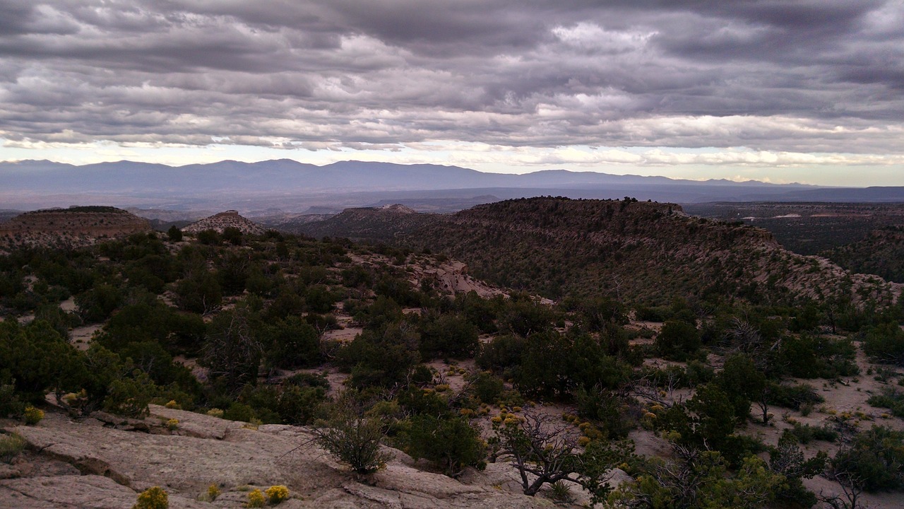 Cloudscape, Mesas, Kalnai, Žemė, Kraštovaizdis, Debesis, Plato, Formavimas, Tamsi, Audra