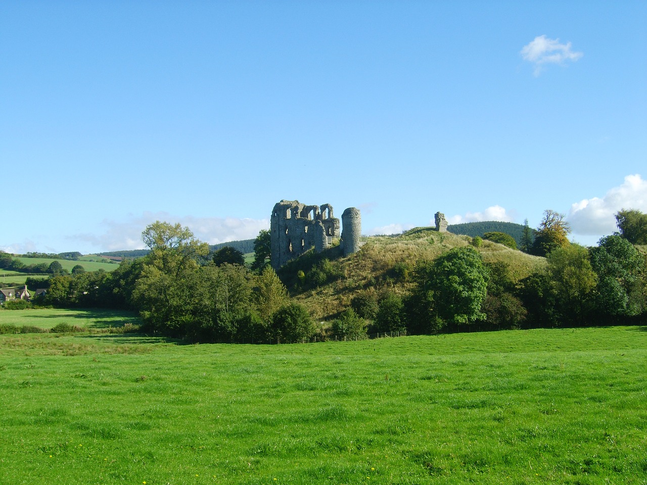 Clun Pilis, Clun, Pilis, Griuvėsiai, Shropshire, Nemokamos Nuotraukos,  Nemokama Licenzija