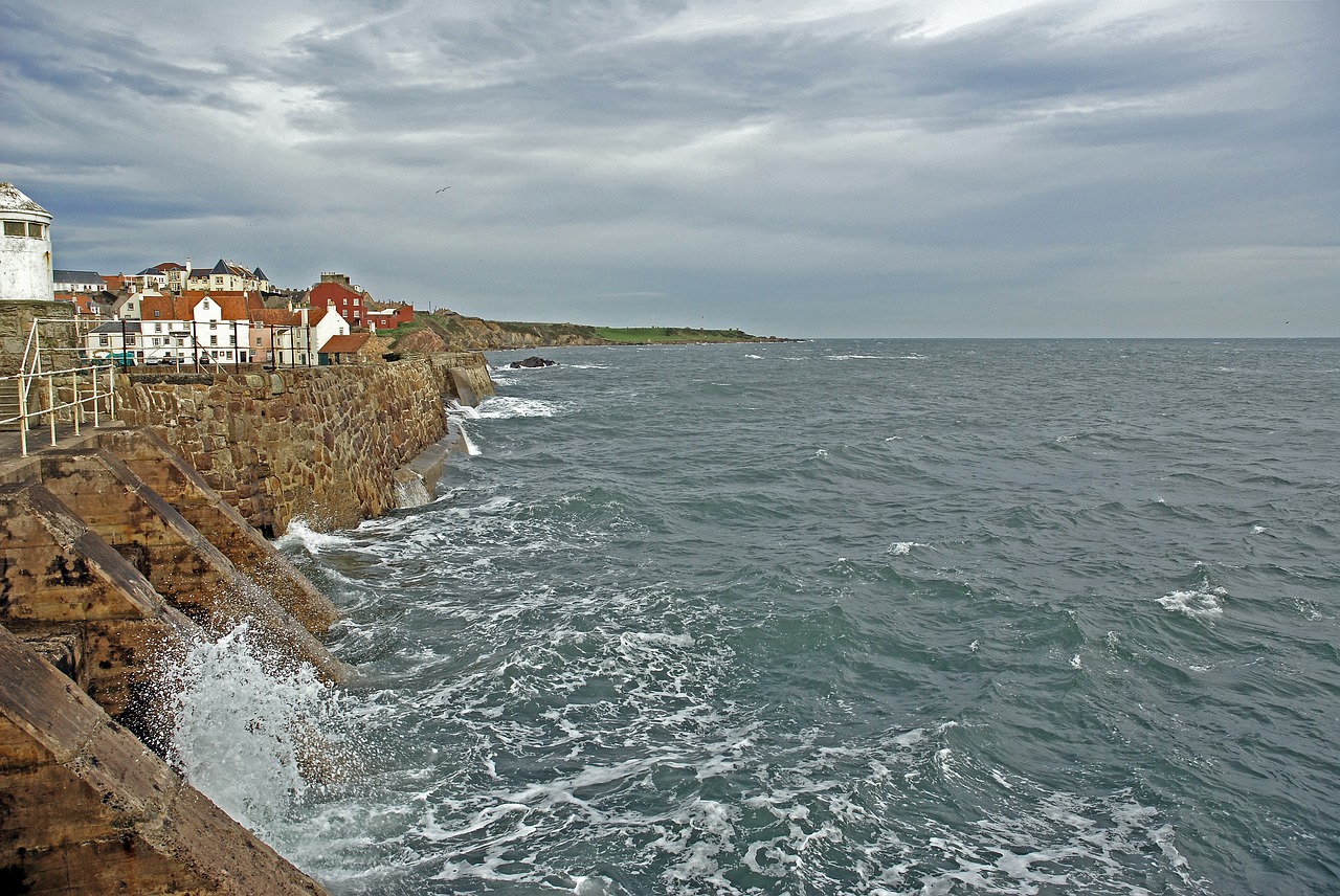 Kranto, Škotija, Jūra, Vandenynas, Papludimys, Akmenys, Škotų, Kraštovaizdis, Vanduo, Isle