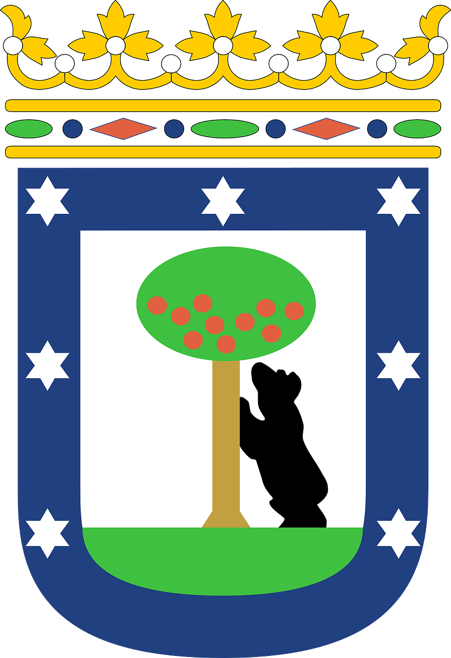 Herbas, Madride, Simbolis, Emblema, Ispanija, Nemokama Vektorinė Grafika, Nemokamos Nuotraukos,  Nemokama Licenzija