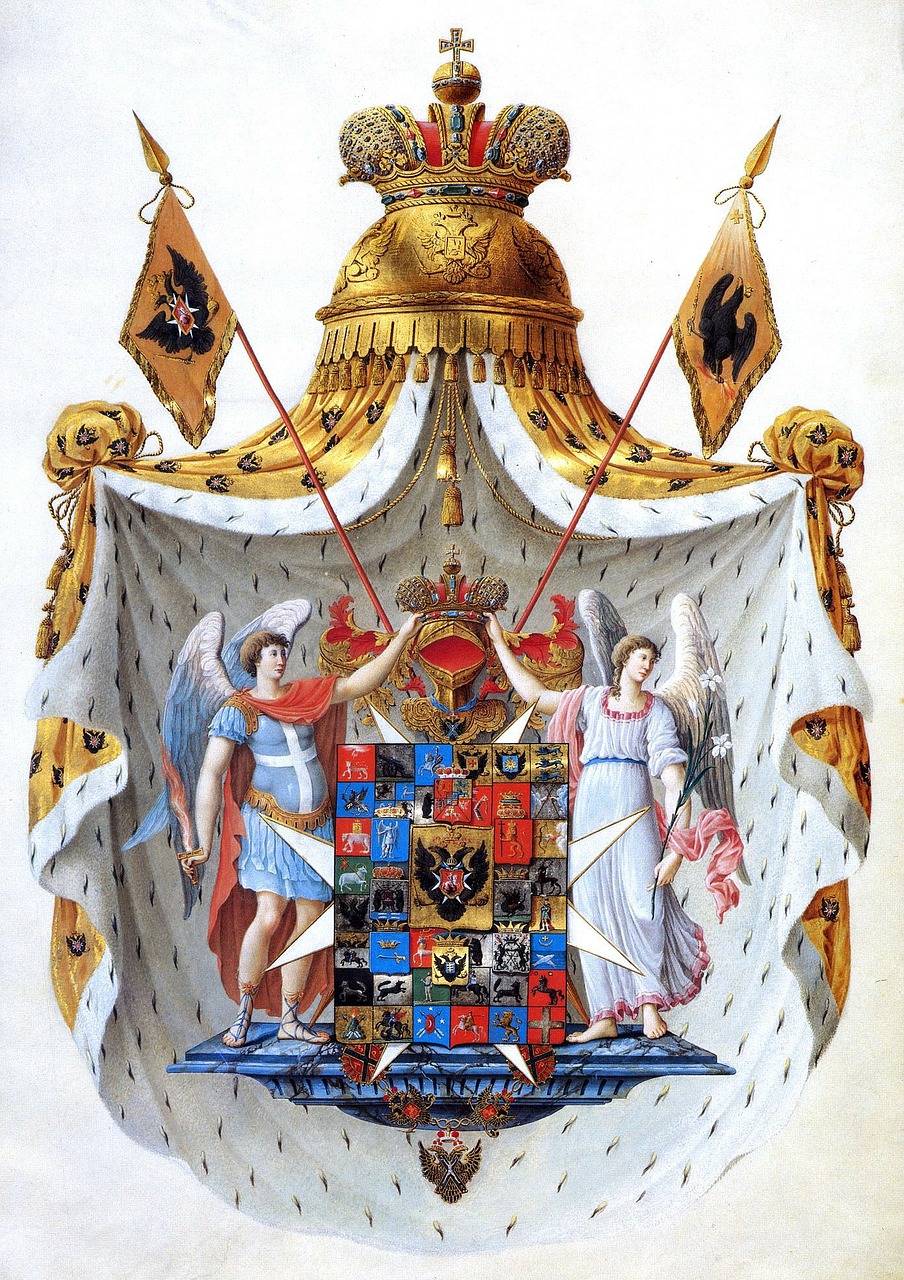 Herbas, Rusija, Rusiška Imperija, Tsardom, 1800, Nemokamos Nuotraukos,  Nemokama Licenzija