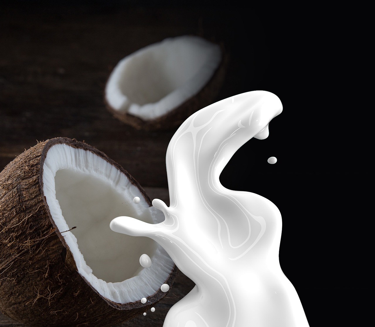 Kokoso Pienas, Pienas, Kokoso, Ne Pieno Produktai, Ne Dienoraštis, Balta, Atogrąžų, Ekologiškas, Natūralus, Ingredientas