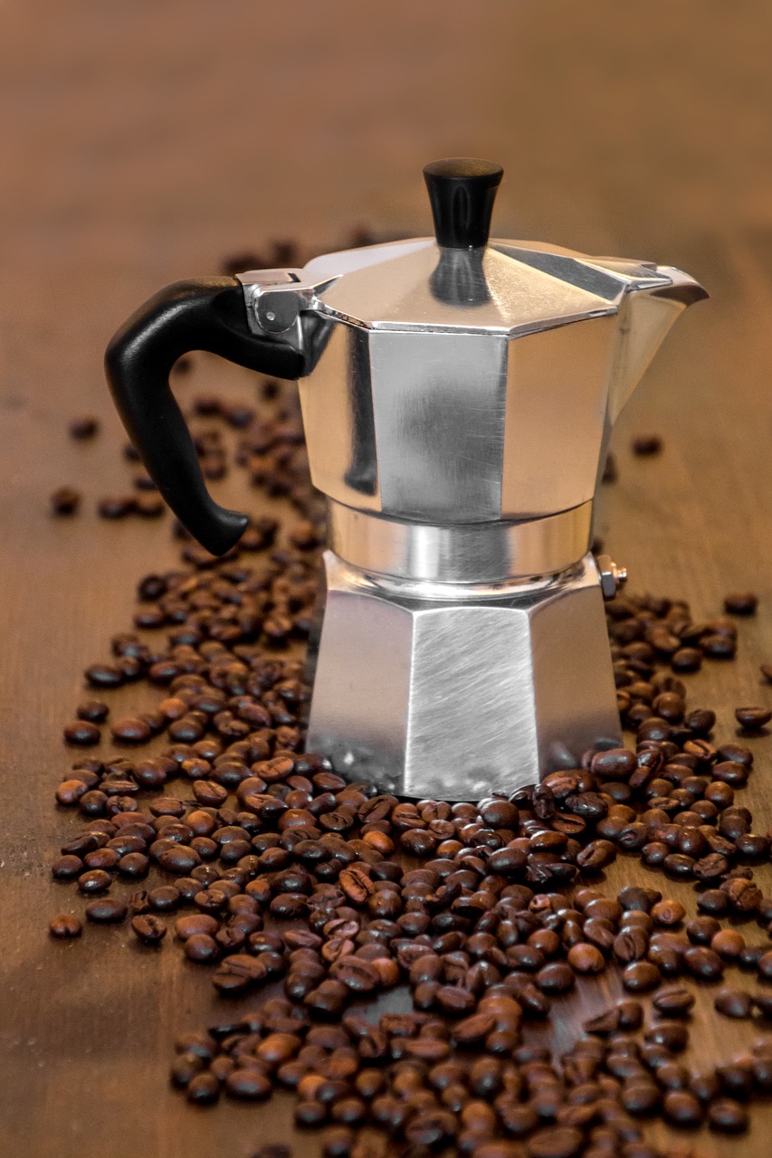 Kava, Arbata, Senas Kavos Virimo Aparatas, Senoji Italų Kavos Aparatas, Gaminti Kavą, Italy, Pusryčiai, Kavos Valandos, Ruošti Kavą, Italijos Kava