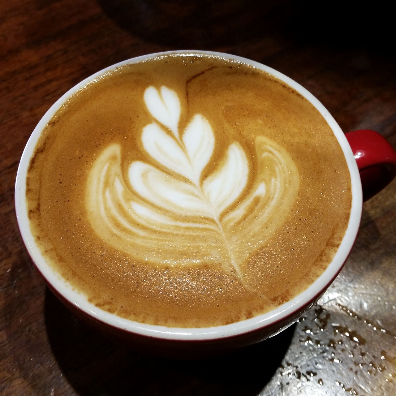 Kava, Latte, Latte Art, Espresso, Taurė, Gerti, Kavinė, Cappuccino, Karštas, Ruda