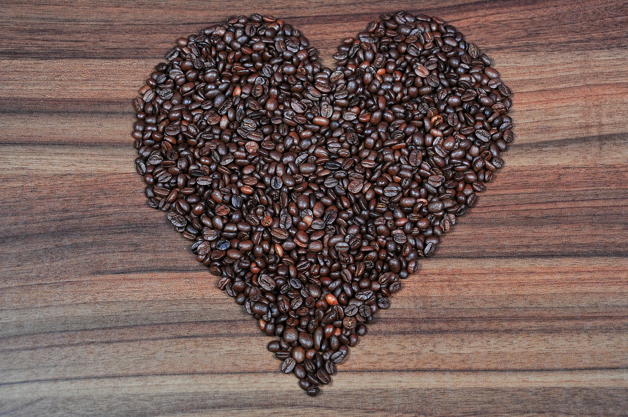 Kava, Kavos Pupelės, Kavos Nuotraukos, Širdis, Kavos Širdis, Meilė, Kavos Vaizdas, Nemokamos Nuotraukos,  Nemokama Licenzija