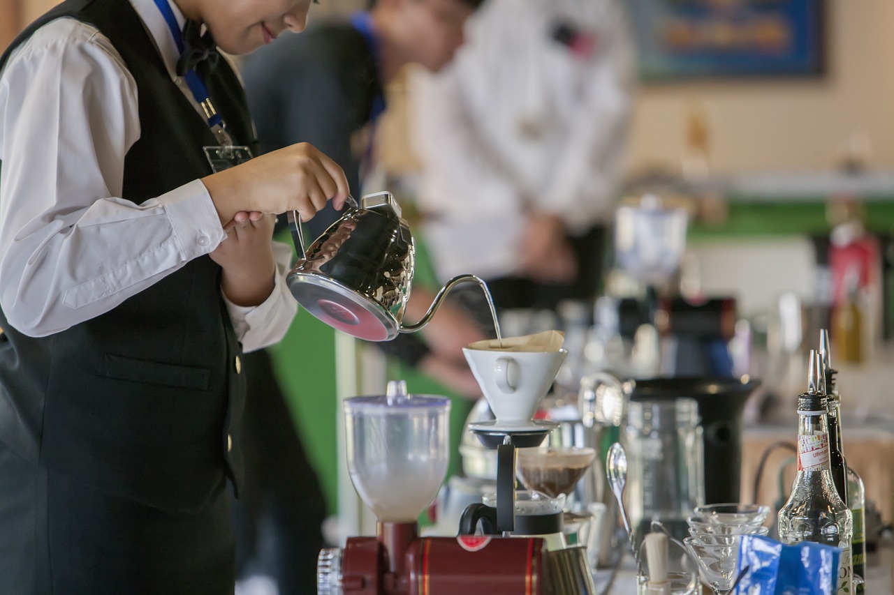 Kavos Konkursas, Rankų Kavos Konkursas, Jin Jue Apdovanoti Tarptautinį Kokteilių Konkursą, Nemokamos Nuotraukos,  Nemokama Licenzija