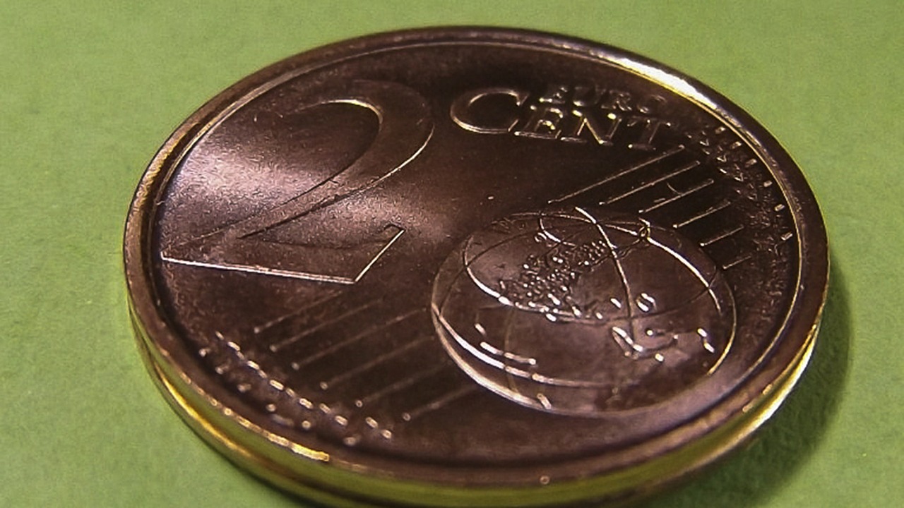 Moneta, Centas, Euras, Valiuta, Pinigai, Metalas, Laisvas Keitimas, Specie, Europa, Vertė