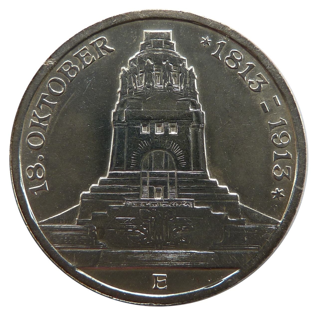 Moneta, Völkerschlachtdenkmal, Pinigai, Atminimo Diena, Numizmatikai, Veidas, Metalas, Valiuta, Finansai, Pinigai