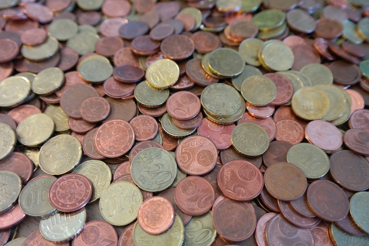 Monetos, Centas, Specie, Pinigai, Euras, Gabalėliai, Metalas, Metaliniai Pinigai, Vertingas, Valiuta