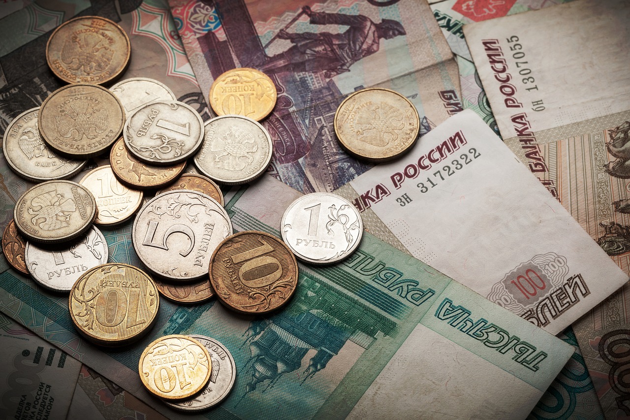 Monetos, Rublis, Rusija, Nemokamos Nuotraukos,  Nemokama Licenzija