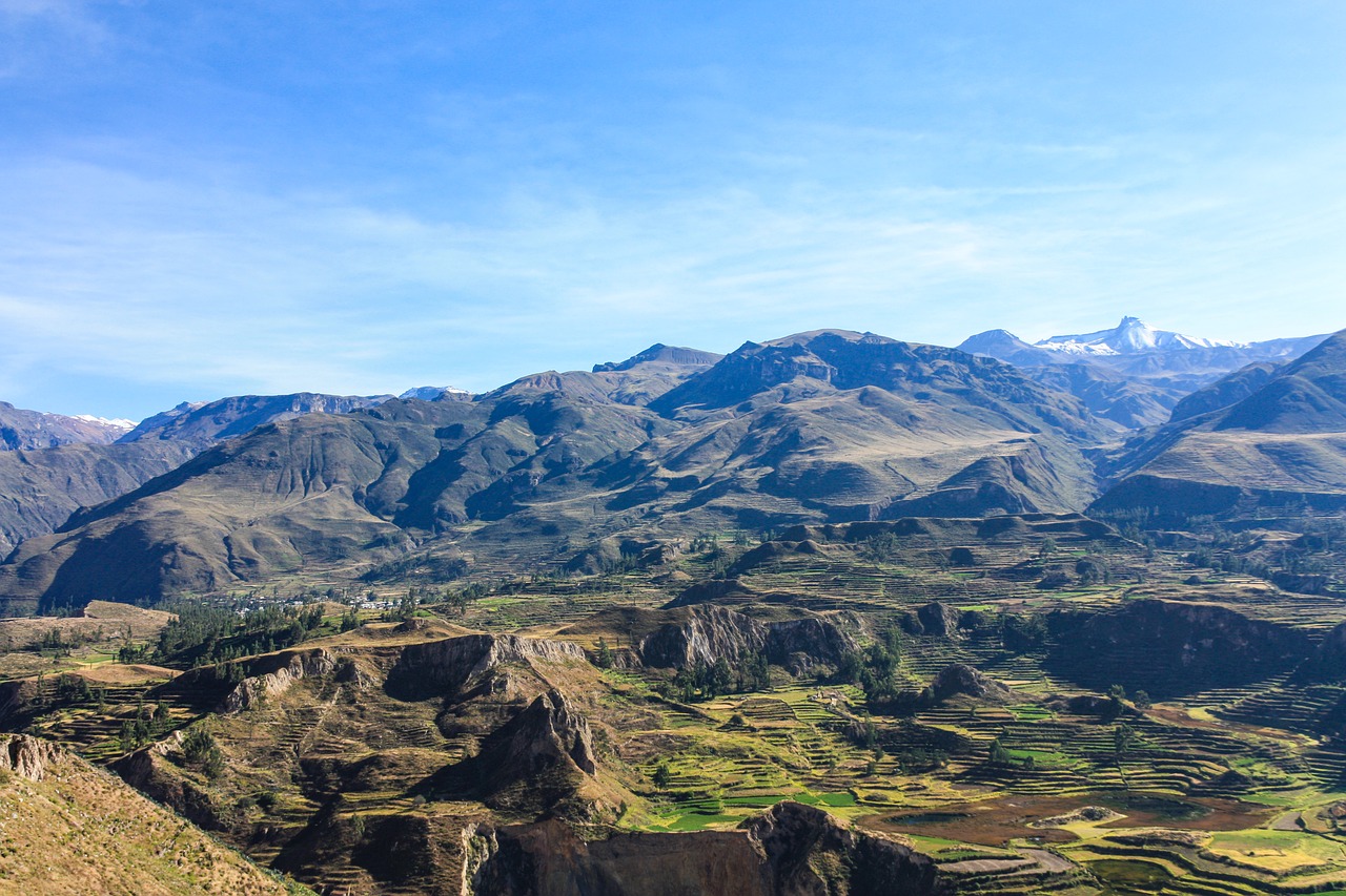 Colca Kanion,  Canyon,  Terasos,  Peru,  Panorama,  Kraštovaizdis, Nemokamos Nuotraukos,  Nemokama Licenzija
