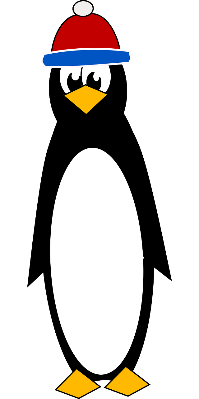 Šaltas, Linux, Pingvinas, Tux, Gyvūnas, Skrybėlę, Nemokama Vektorinė Grafika, Nemokamos Nuotraukos,  Nemokama Licenzija