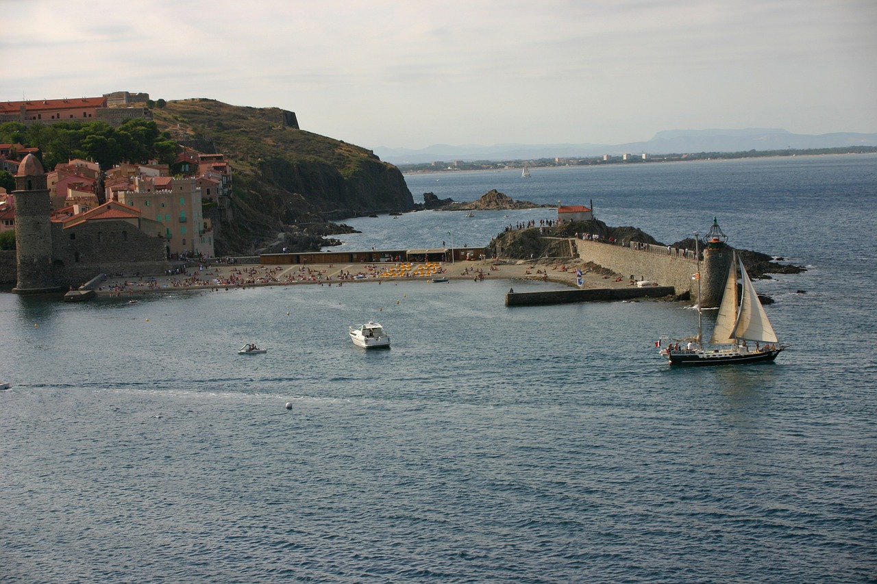 Collioure, Jūra, Burlaivis, Nemokamos Nuotraukos,  Nemokama Licenzija