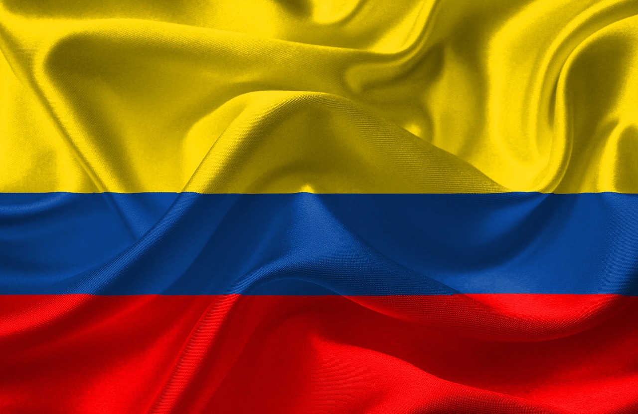 Kolumbija, Vėliava, Kolumbijos Vėliava, Tautybė, Šalis, Šalyse, Bogota, Geltona, Mėlynas, Raudona