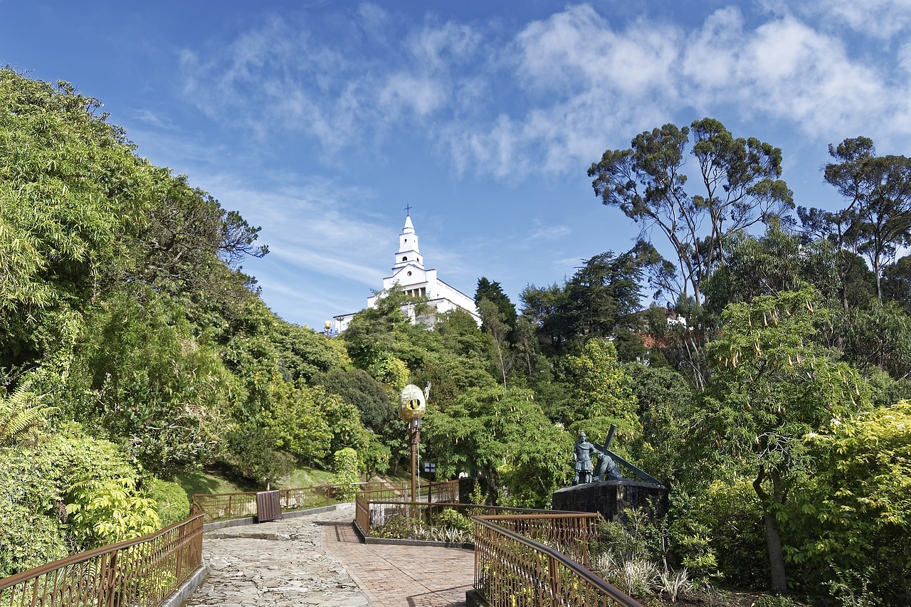 Kolumbija,  Bogotá,  Cerro De Monserrate,  Kelionė,  Bažnyčia,  Kraštovaizdis,  Pobūdį,  Religija,  Kapitalas,  Pietų Amerika