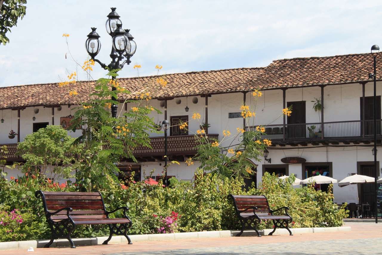 Kolonijinė Architektūra,  Parkas,  Architektūra,  Miesto Kraštovaizdis,  Santa Fe De Antioquia,  Kolumbija,  Sodas, Nemokamos Nuotraukos,  Nemokama Licenzija