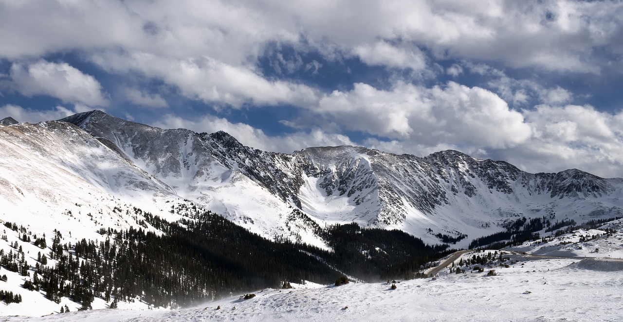 Colorado, Loveland Pass, Sniegas, Loveland, Kraštovaizdis, Gamta, Miškas, Kalnas, Uolingas, Žiema