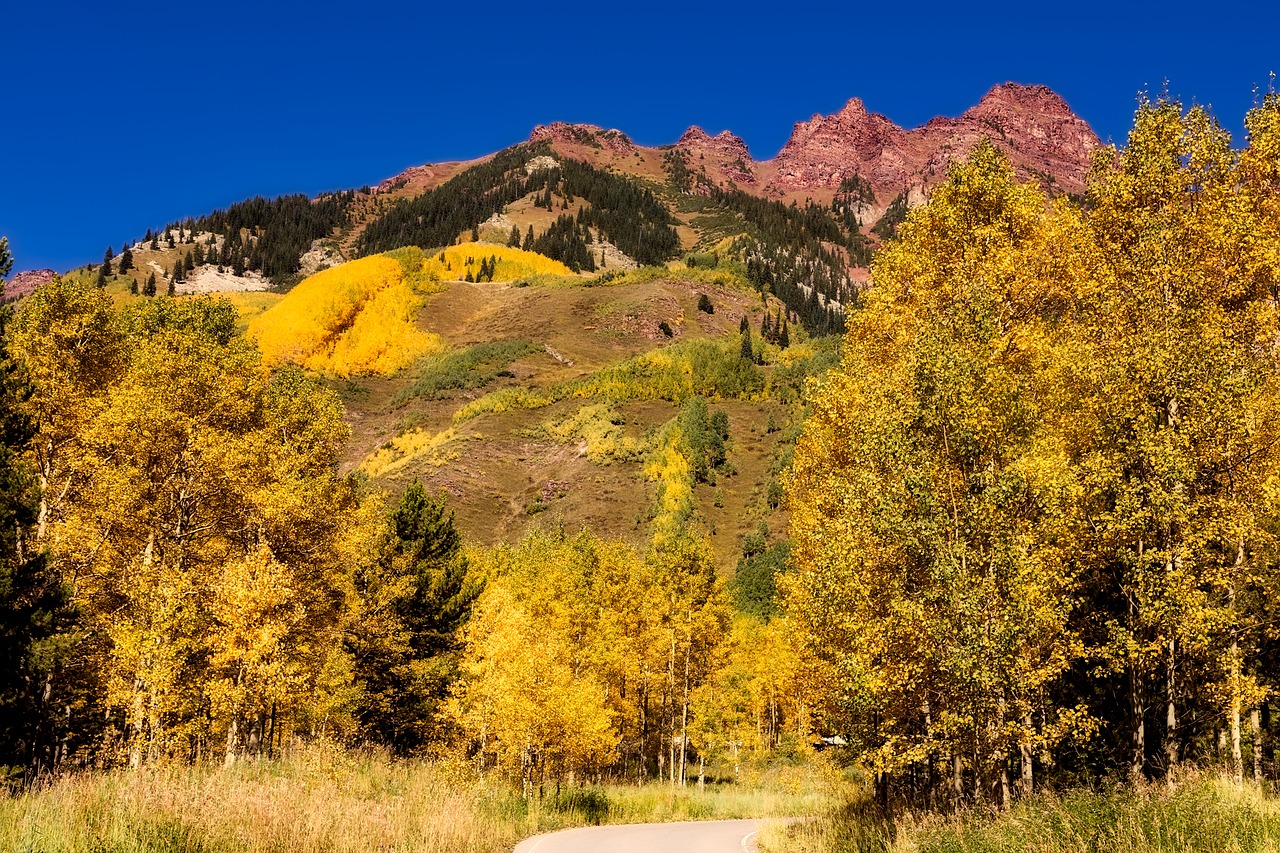 Colorado, Ruduo, Kritimas, Spalvos, Kraštovaizdis, Vaizdingas, Kalnai, Gamta, Lauke, Šalis