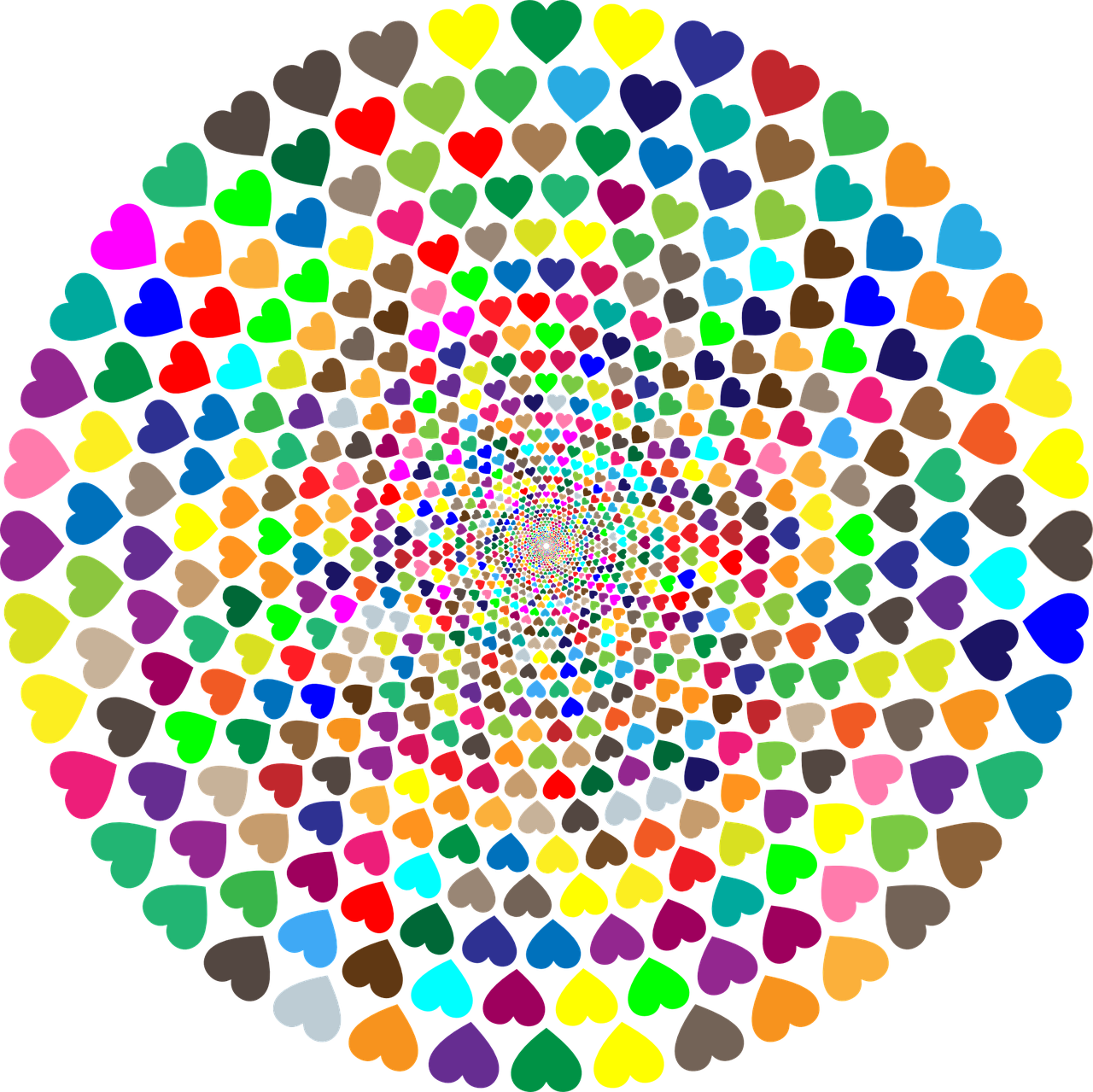 Spalvinga, Prizminis, Chromatinis, Vaivorykštė, Širdis, Meilė, Romantika, Aistra, Santykiai, Valentine