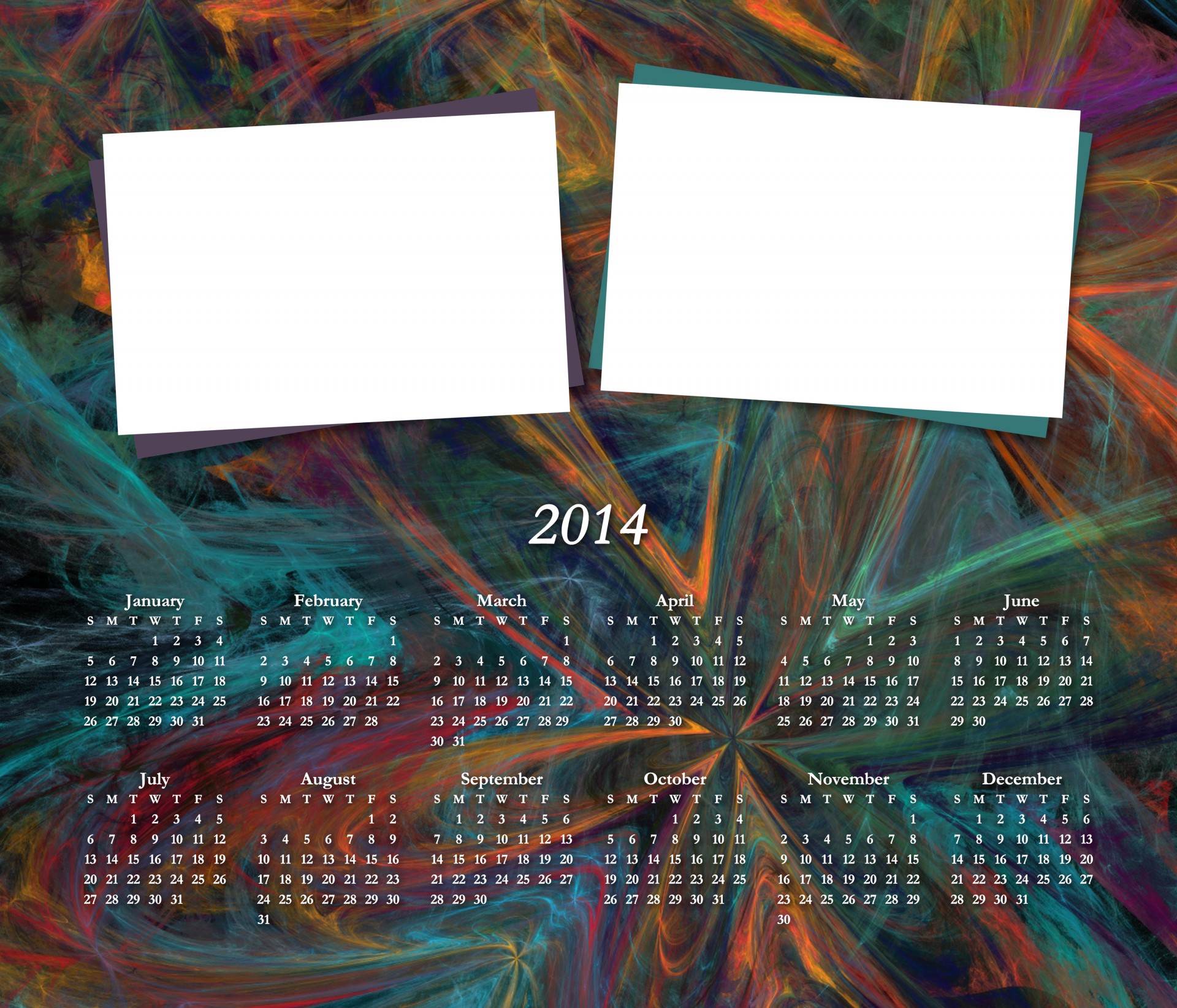 Kalendorius,  2014,  Spalvinga,  Retro,  Gėlė,  Retro & Nbsp,  Gėlė,  Grafika,  Abstraktus,  6 & Nbsp