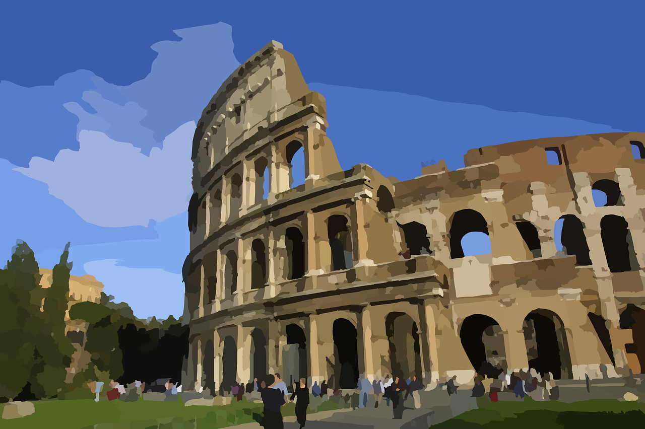 Kolosas, Koliziejus, Gladiatoriai, Roma, Romėnų, Istorinis, Teatras, Italy, Senovės, Istorija
