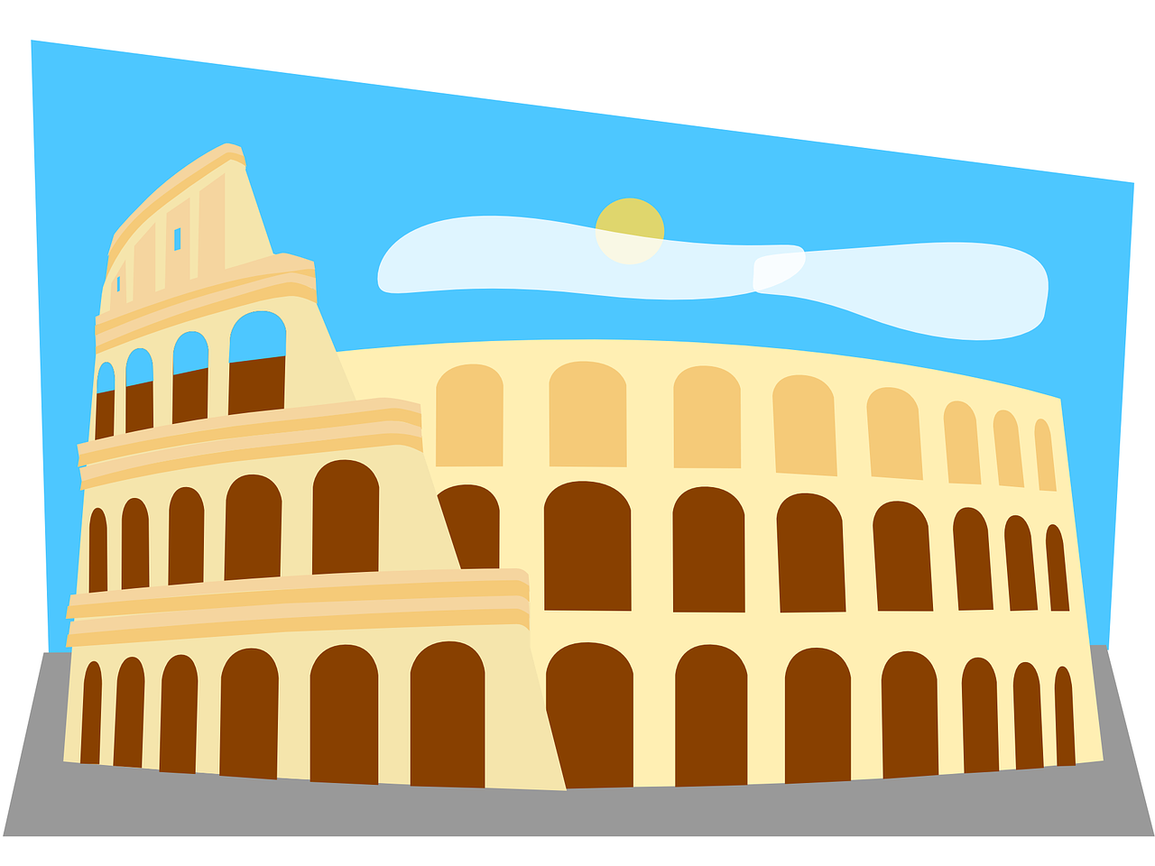 Kolosas, Roma, Romėnų, Senovės, Italy, Pastatai, Architektūra, Istorinis, Arena, Gladiatorius