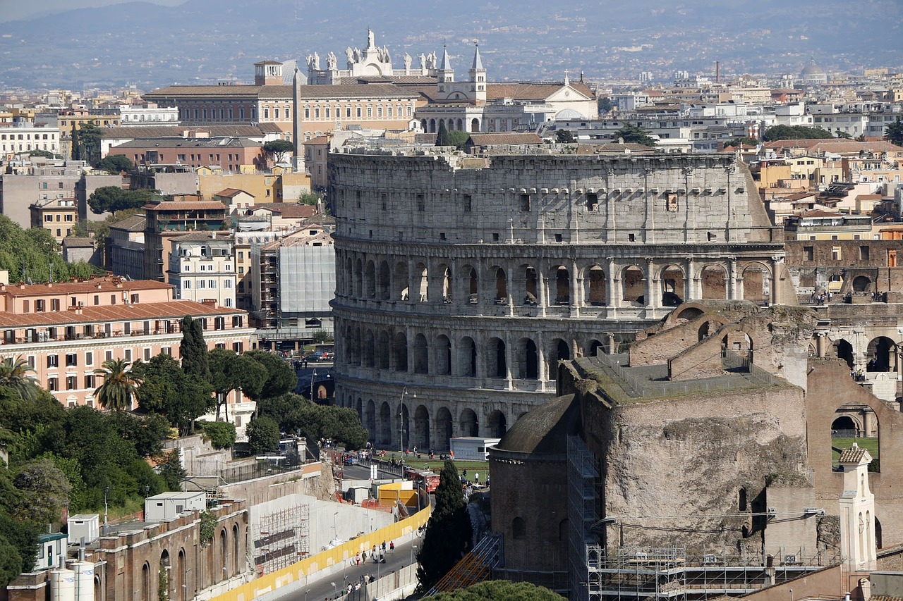 Kolosas, Roma, Italy, Istoriškai, Senovė, Pastatas, Stulpelis, Romėnų, Nemokamos Nuotraukos,  Nemokama Licenzija