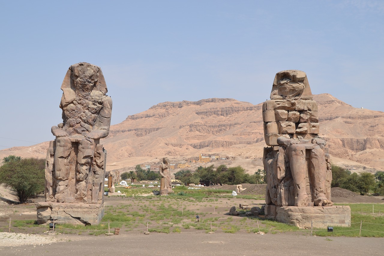 Kolosas, Luxor, Egiptas, Nemokamos Nuotraukos,  Nemokama Licenzija