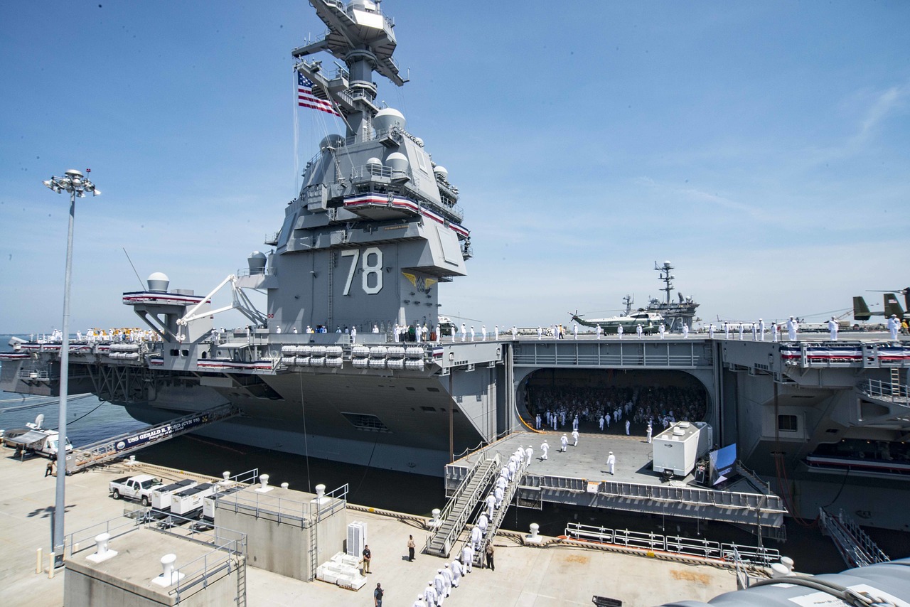 Užsakymo Ceremonija, Gerald R, Ford, Cvn 78, Jungtinės Amerikos Valstijos, Lėktuvnešis, Nemokamos Nuotraukos,  Nemokama Licenzija