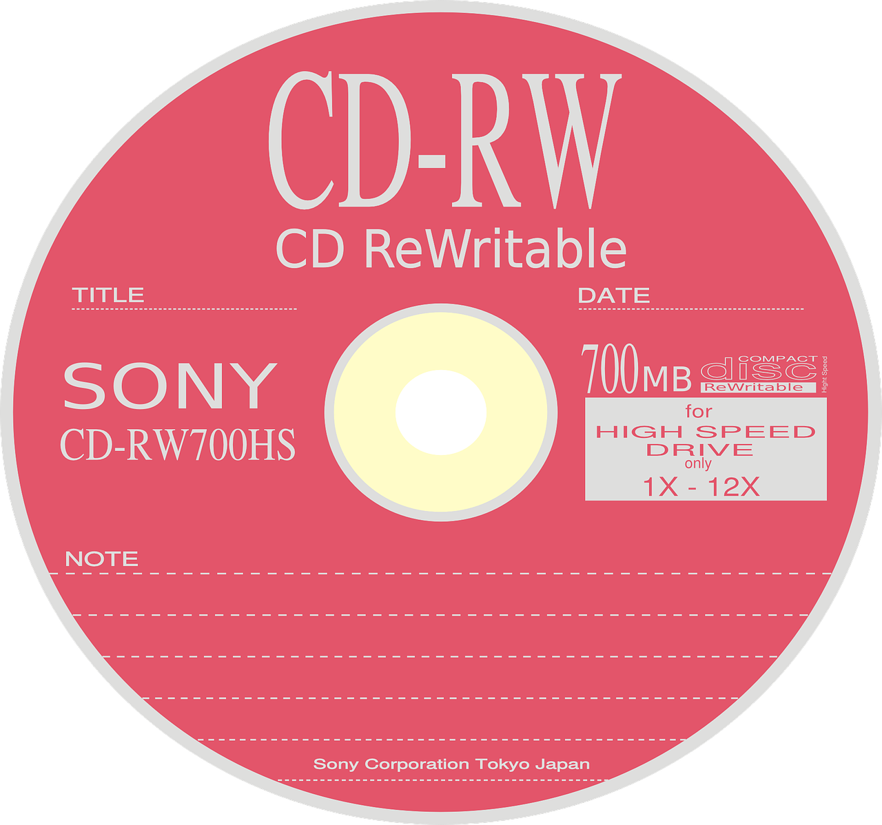 Kompaktinis Diskas, Cd, Dvd, Diskas, Cd-Rom, Duomenys, Multimedija, Pc, Sony, Nemokama Vektorinė Grafika