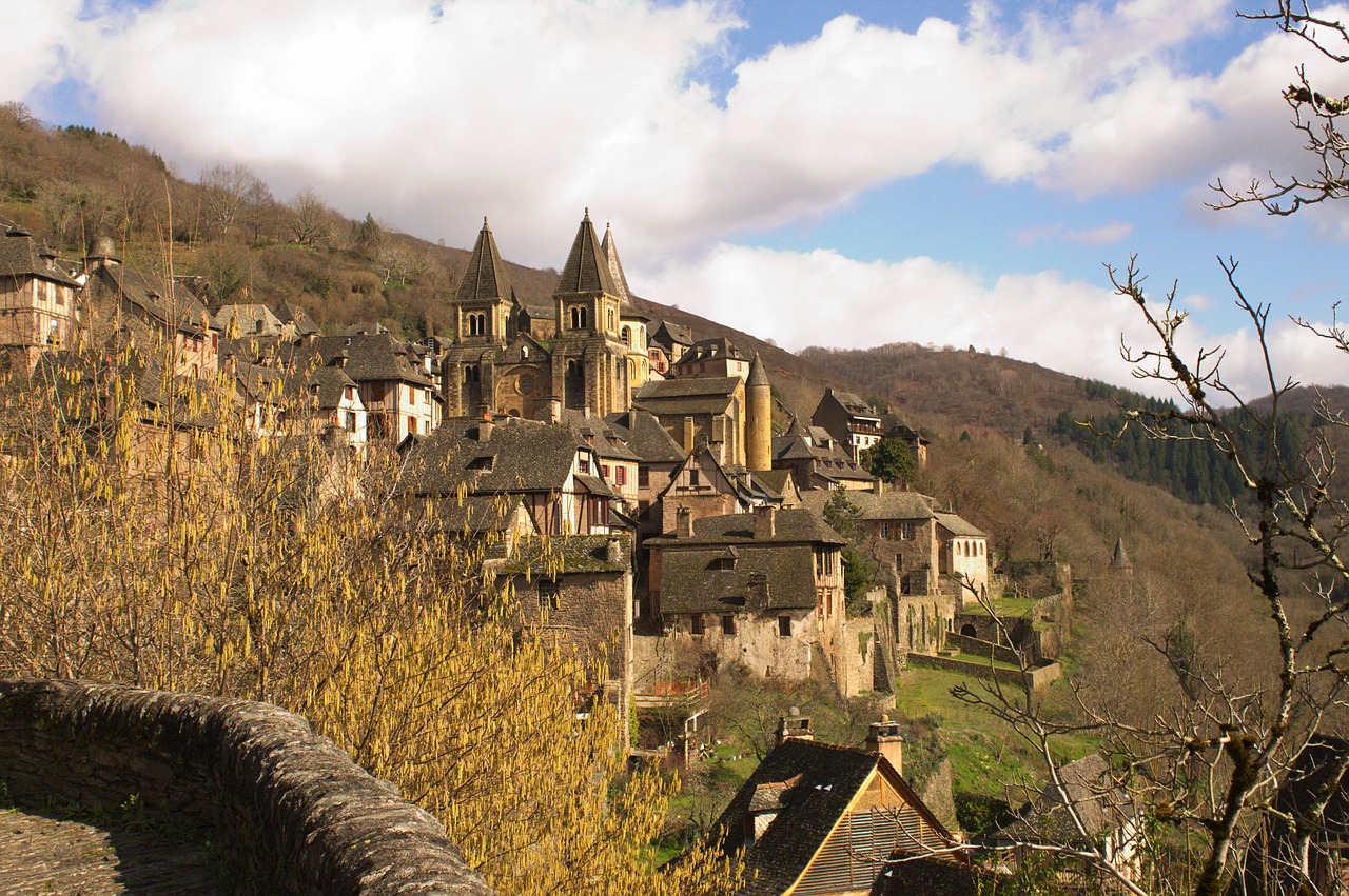 Conques, Bažnyčia, Aveyron, Piligrimystė, Abatija, Nemokamos Nuotraukos,  Nemokama Licenzija