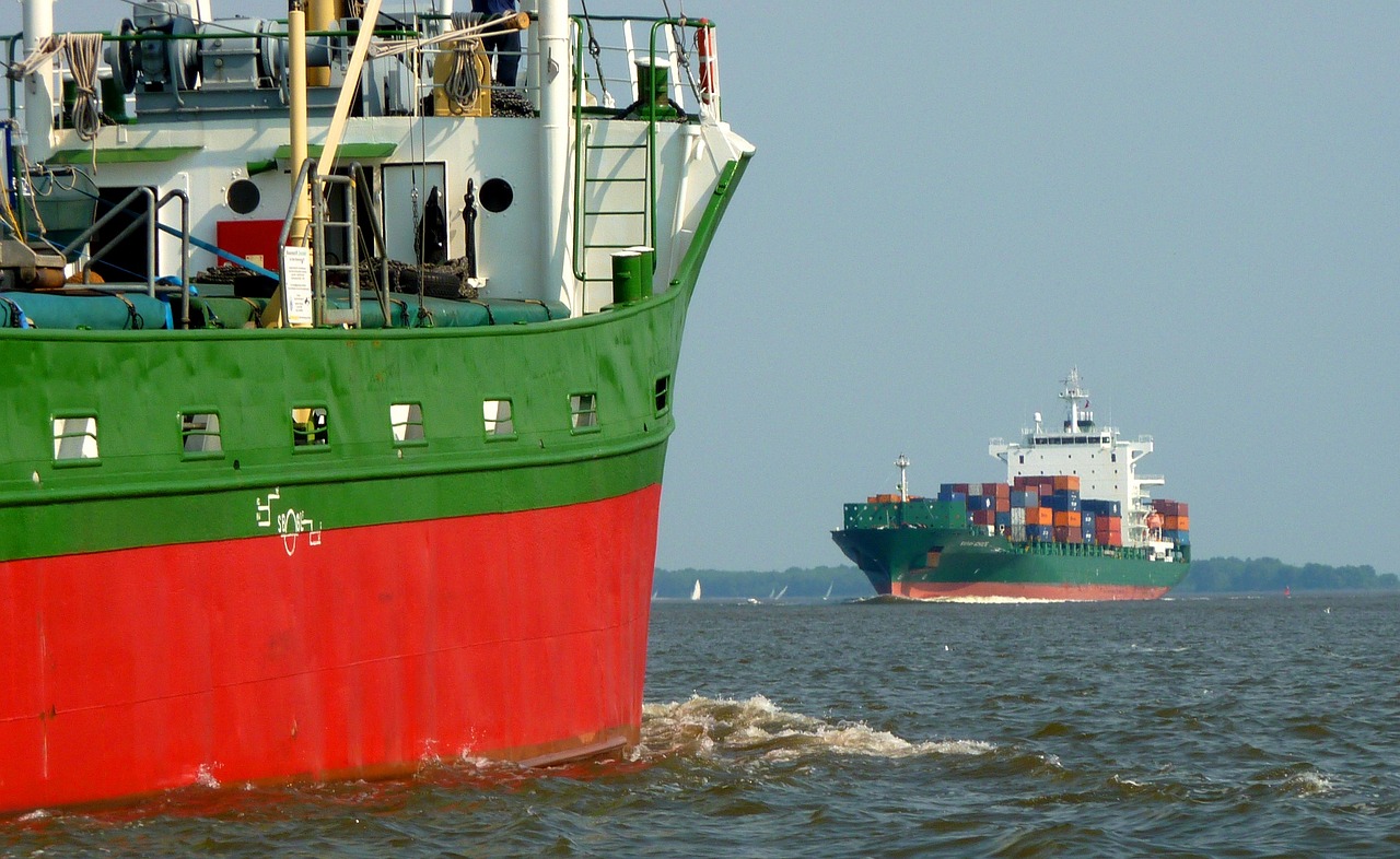 Konteineris, Jūrų Transportas, Elbe, Laivas, Nuotaika, Jūrų, Vanduo, Upė, Konteinerių Laivas, Laivyba