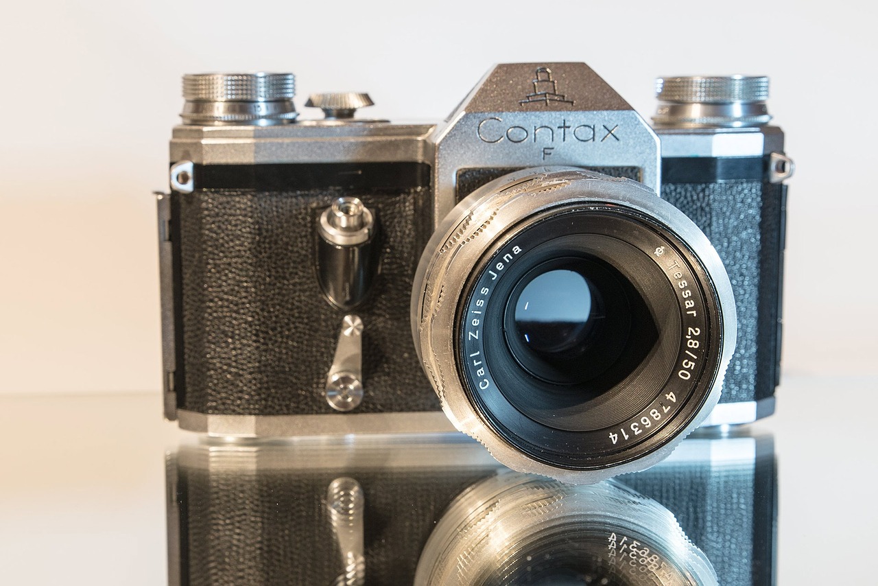 Contax F, Senas, Nuotrauka, Fotoaparatas, Objektyvas, Retro, Filmas, Nemokamos Nuotraukos,  Nemokama Licenzija