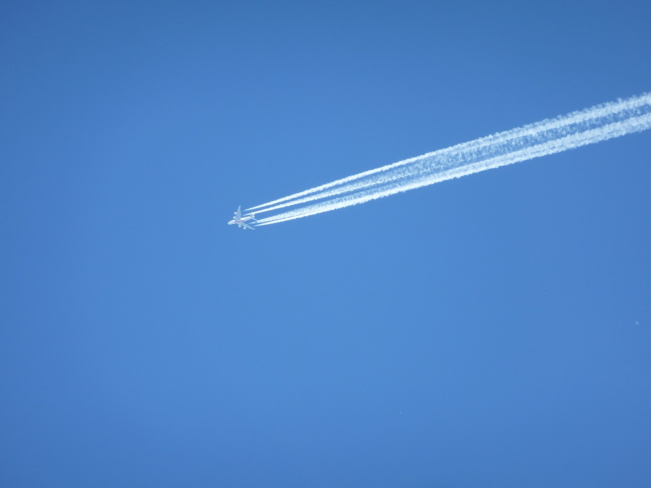 Contrail, Dangus, Mėlynas, Skrydis, Laisvė, Aišku, Gražus Oras, Orlaivis, Kelionė, Šventė