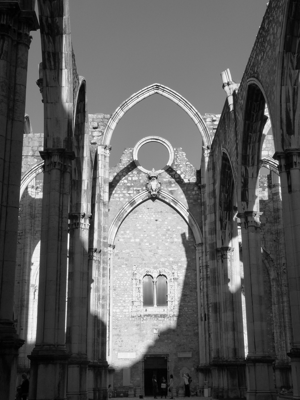 Convento Do Carmo, Buvęs Vienuolynas, Karmeliato Tvarka, Gotika, Sunaikinta, Žemės Drebėjimas, Sugadinti, Sienos Liekanos, Nave, Stulpelis