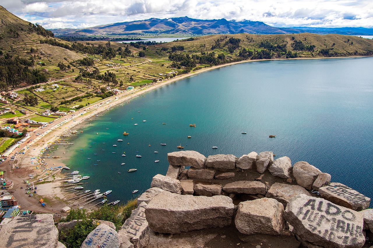 Copacabana, Bolivija, Titicaca, Ežeras, Kraštovaizdis, Dangus, Vanduo, Gamta, Nemokamos Nuotraukos,  Nemokama Licenzija