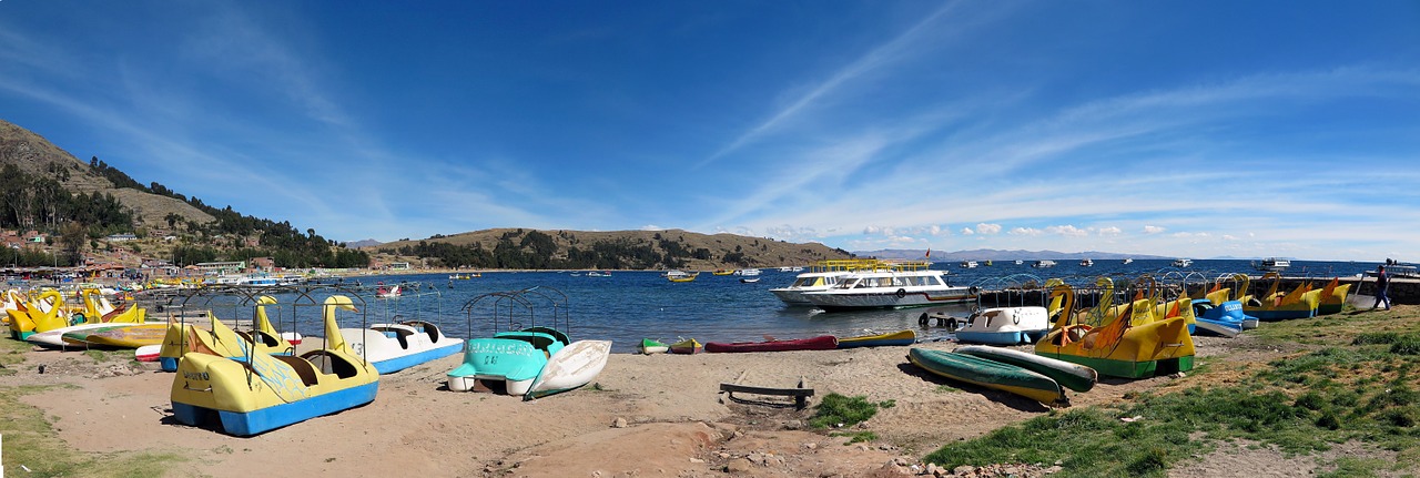 Copacabana, Ežeras Titicaca, Irklas, Valtis, Kelionė, Titicaca, Ežeras, Vanduo, Kraštovaizdis, Bolivija