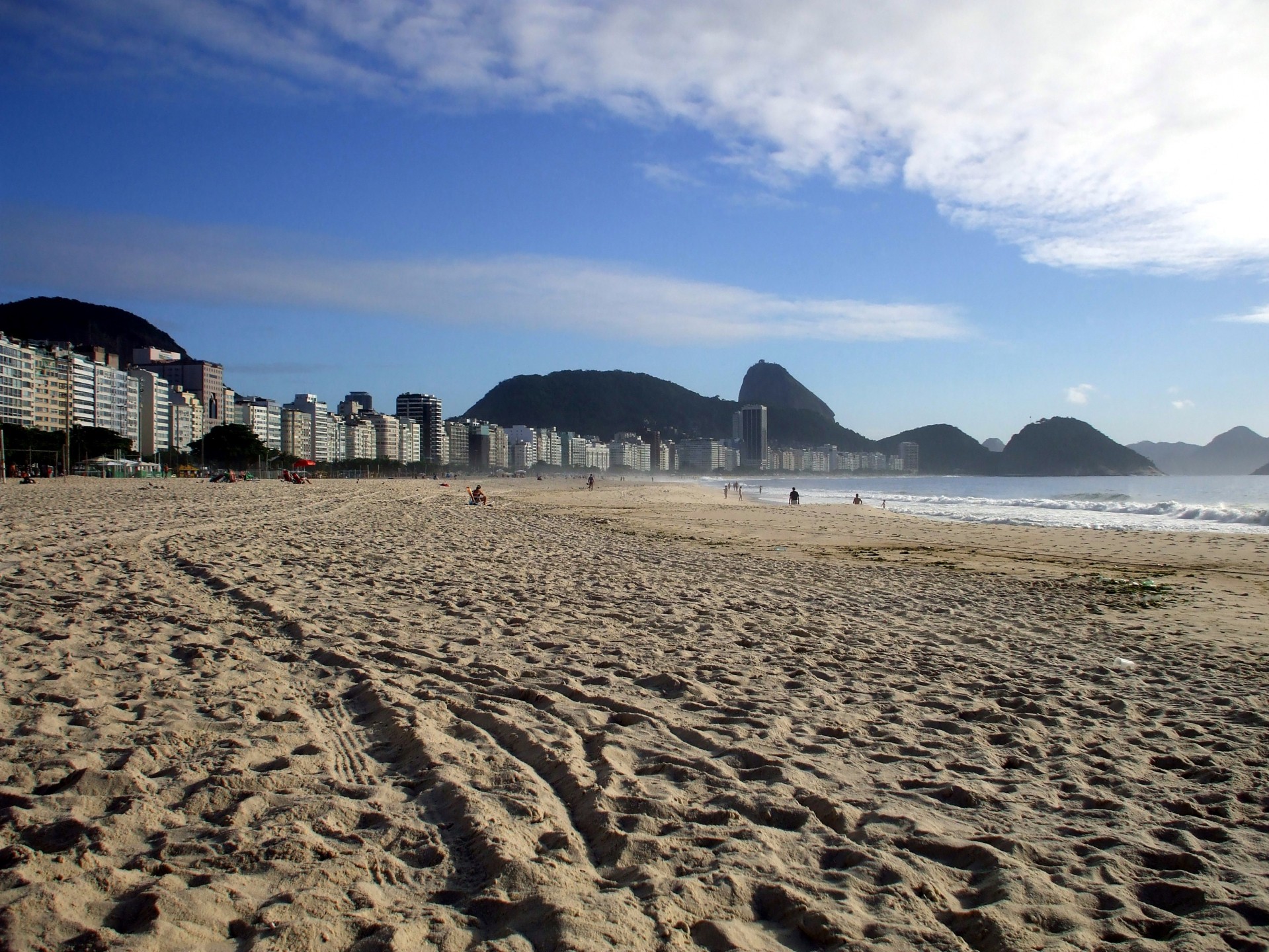 Copacabana & Nbsp,  Paplūdimys,  Rio & Nbsp,  & Nbsp,  Janiero,  Brazilija,  Carioca,  Brazilijos,  Vandenynas,  Saulė