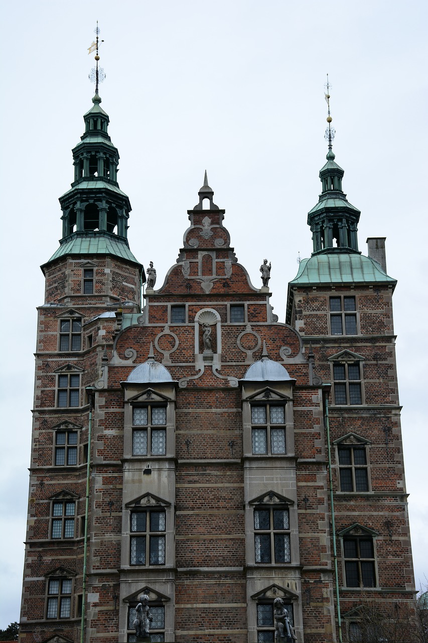 Kopenhaga, Pilis, Schloss, Karališkasis, Architektūra, Denmark, Karalius, Bokštas, Pastatas, Rosenborg