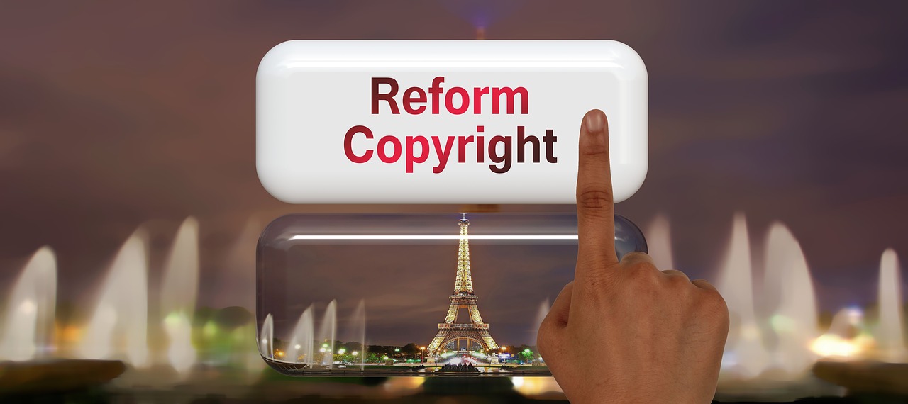 Autorinės Teisės, Reforma, Atnaujinti, Autorius, Autorius, Problema, Mygtukas, Eifelio Bokštas, Paris, Apšvietimas