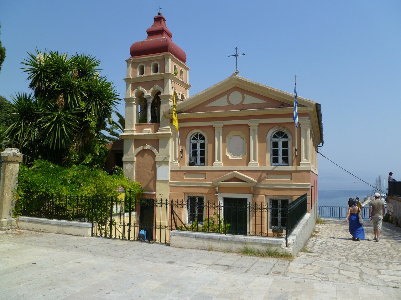 Corfu, Korfu Miestas, Corfu Miestas, Graikų Kalba, Graikija, Pastatas, Ortodoksas, Graikų Ortodoksų, Bažnyčia, Ortodoksų Bažnyčia