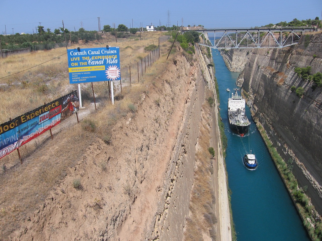 Korinto Kanalas, Ankštus, Vilkikas, Nemokamos Nuotraukos,  Nemokama Licenzija