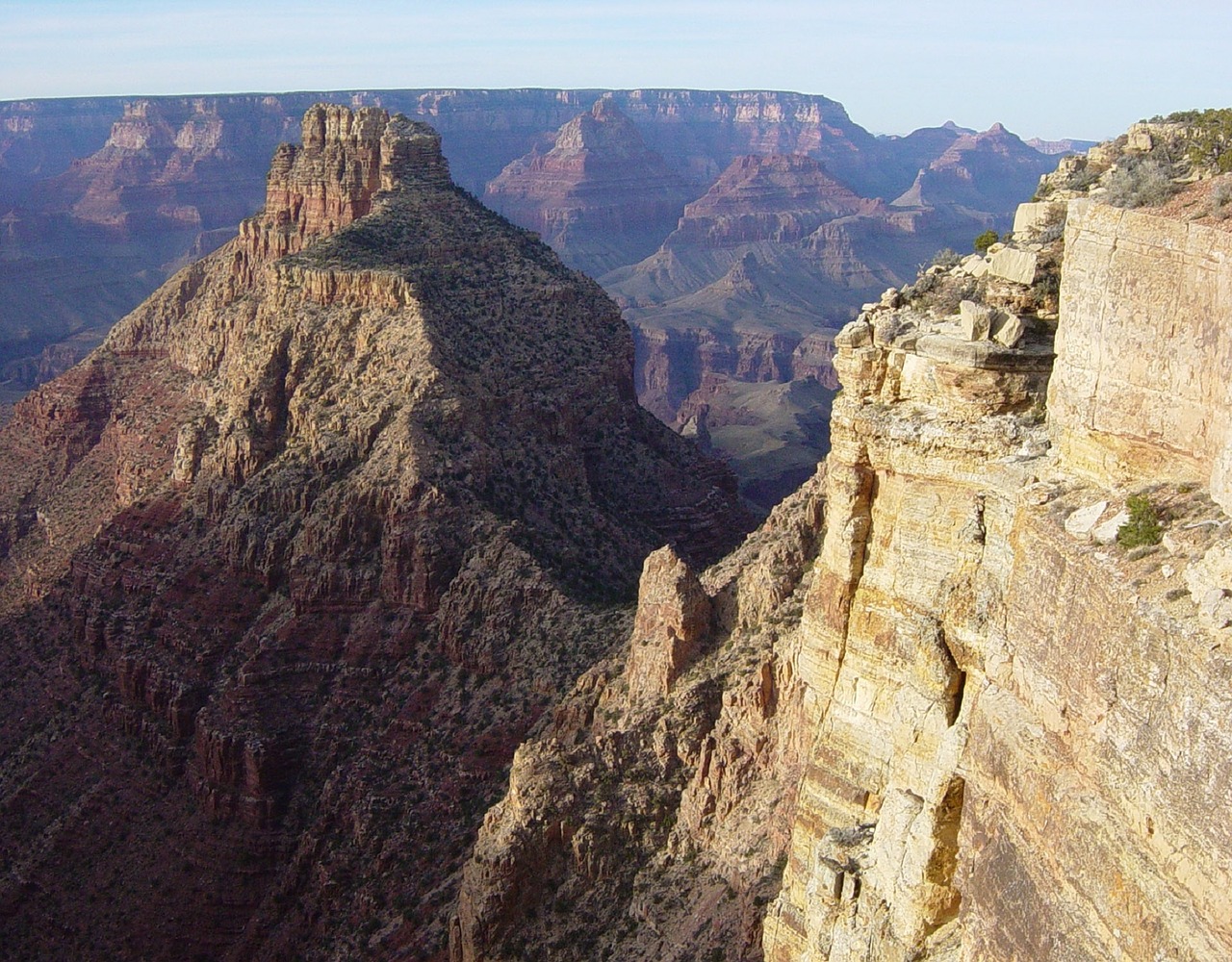 Coronado Butte, Didysis Kanjonas, Kraštovaizdis, Geologija, Akmenys, Gamta, Nacionalinis Parkas, Arizona, Usa, Uolos