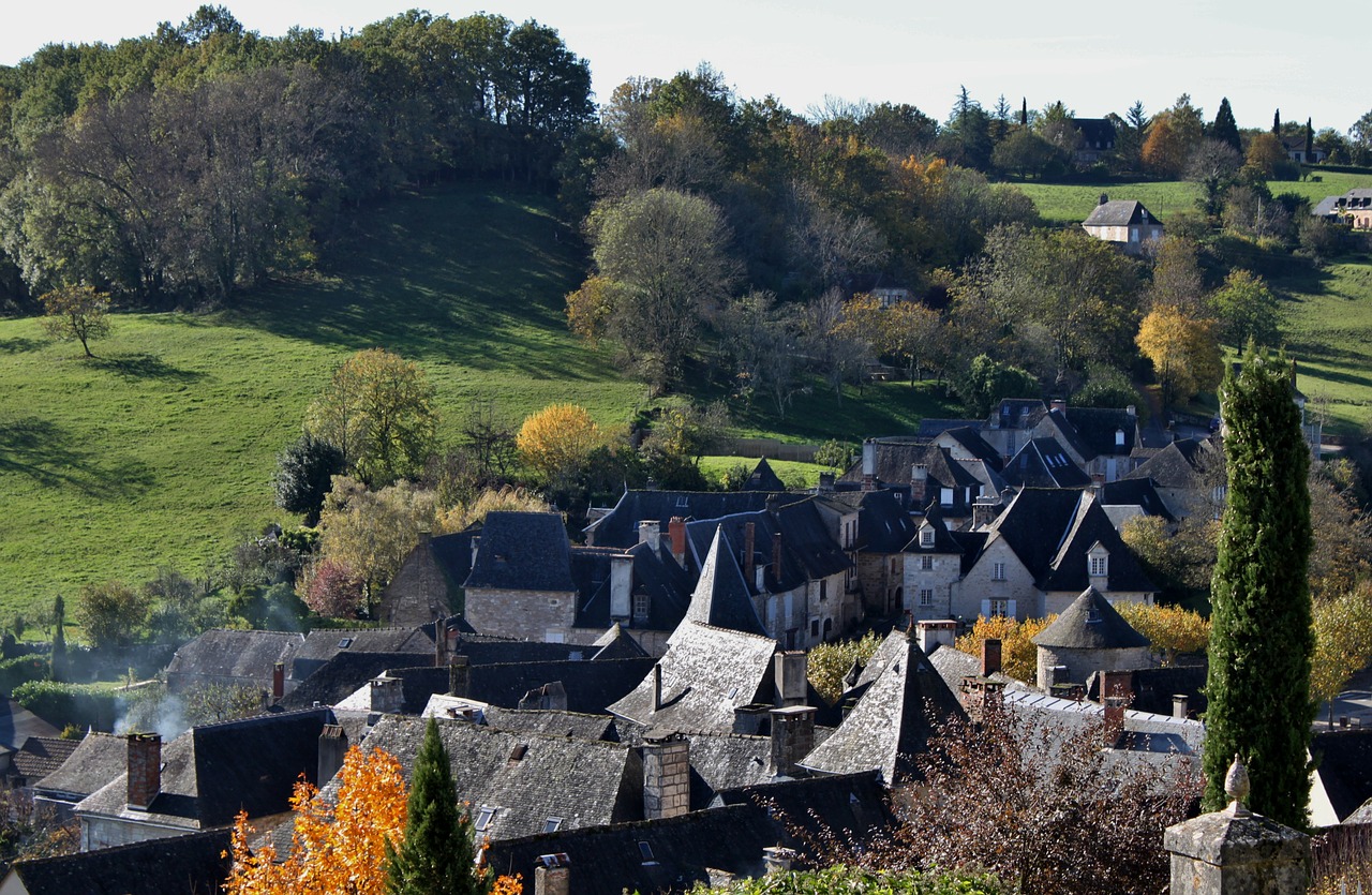 Corrèze, Lauze Stogai, Kraštovaizdis, Kaimas, Senas Kaimas, France, Nemokamos Nuotraukos,  Nemokama Licenzija