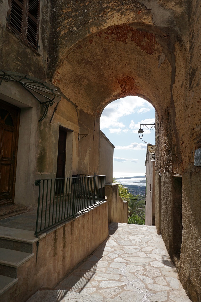 Corsica Furiani, Lido De La Marana Vaizdai, Bastija, Atostogų Kryptis, Senas Prancūzų Kaimas, Perspektyva, Nemokamos Nuotraukos,  Nemokama Licenzija