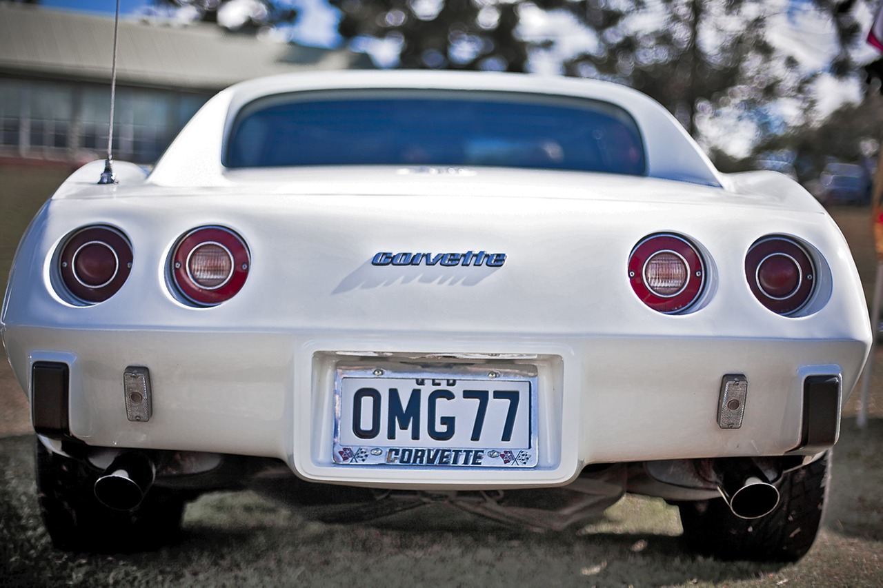 Corvette, Lenktyninis Automobilis, Atgal Šviesa, Užpakalinis Žibintas, Galinė Šviesa, Užpakalinis Žibintas, Rodsteris, Sportinė Mašina, Galinis, Vintage