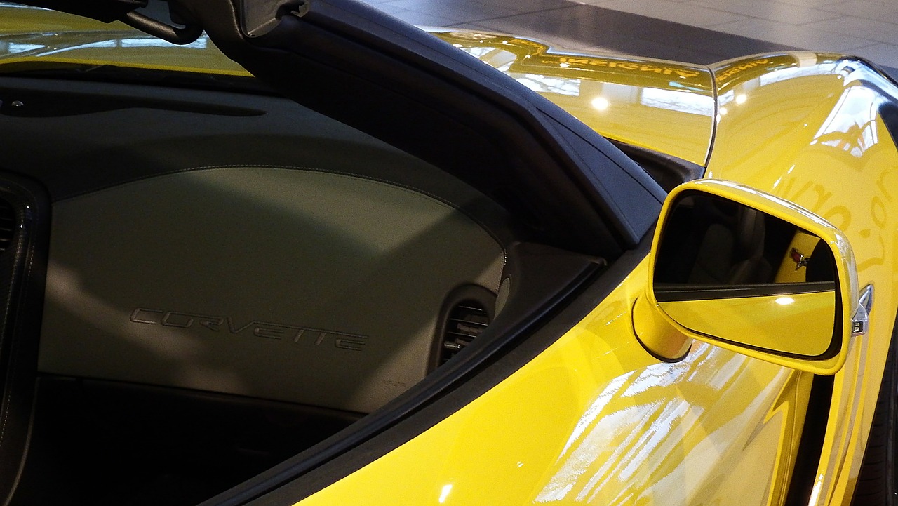 Geltona Korvetė, 2011, Automatinis, Corvette, Transporto Priemonė, Mašina, Ratas, Automobilis, Automobiliai, Chevrolet